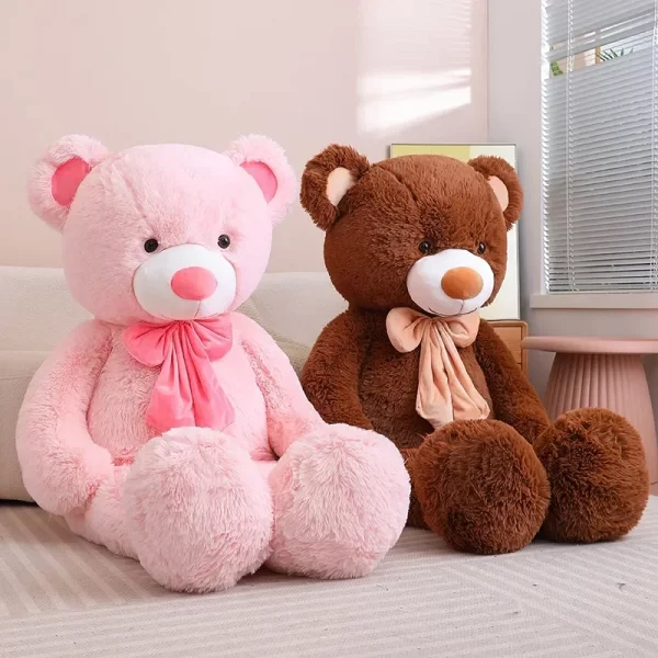 80/100cm Big Size Teddy Bear Plush Toy Giant Stuffed Animals Birthday Valentines Day Gift Soft Pillow Dolls Grilfriend Girl