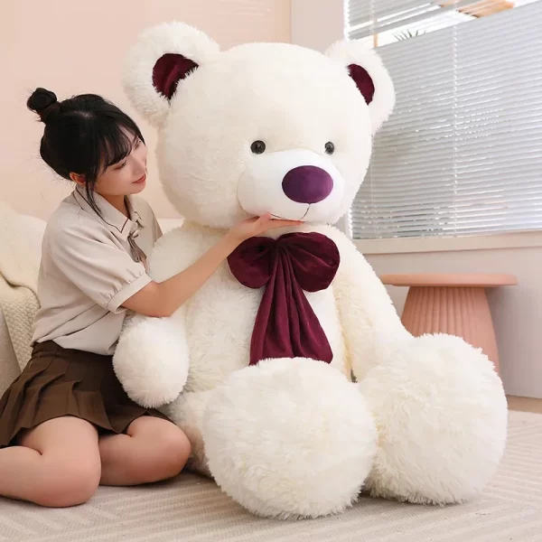 80/100cm Big Size Teddy Bear Plush Toy Giant Stuffed Animals Birthday Valentines Day Gift Soft Pillow Dolls Grilfriend Girl