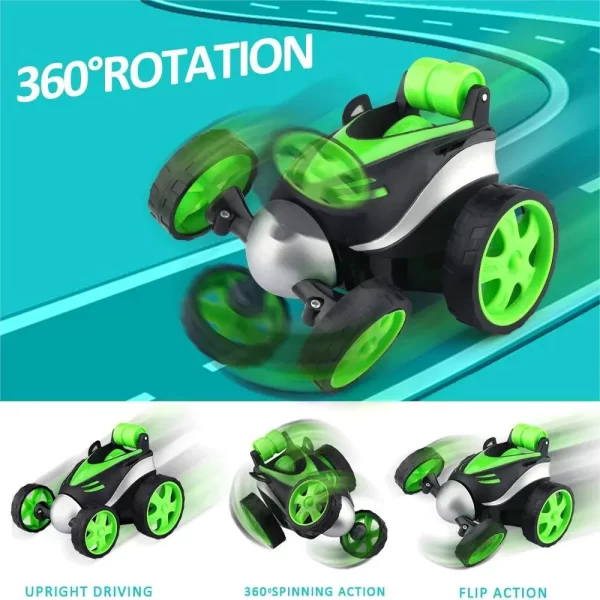 Remote Control Car - Rc Stunt Car for Boy Toys, 360 Degree Rotation Racing Car, Rc Cars Flip and Roll, Stunt Car Toy for Kids