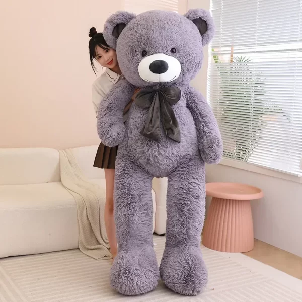 80/100cm Big Size Teddy Bear Plush Toy Giant Stuffed Animals Birthday Valentines Day Gift Soft Pillow Dolls Grilfriend Girl