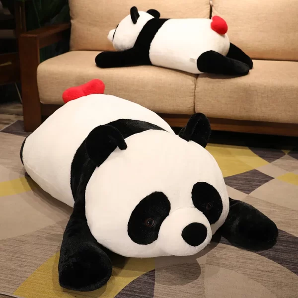 Giant 90cm Kawaii Fat Panda Bear Short Plush Stuffed Animal Doll Animals Toy Pillow Cartoon Lovely Dolls Girls Lover Gifts